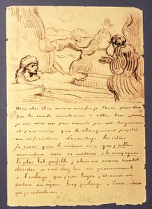 Lettre de Van Gogh à son frère Theo